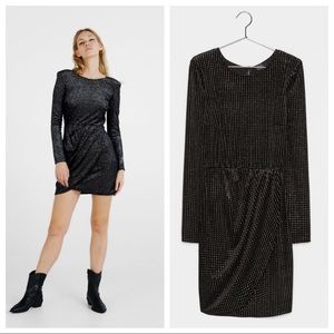 Bershka Velvet Cocktail Sparkle dress . Size M.